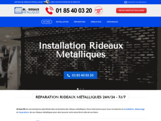 Rideaux métallique pas cher